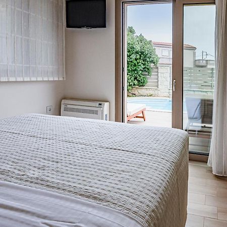 Superior Villa Marina Mare Sauna Hammam Nea Kydonia  Bagian luar foto