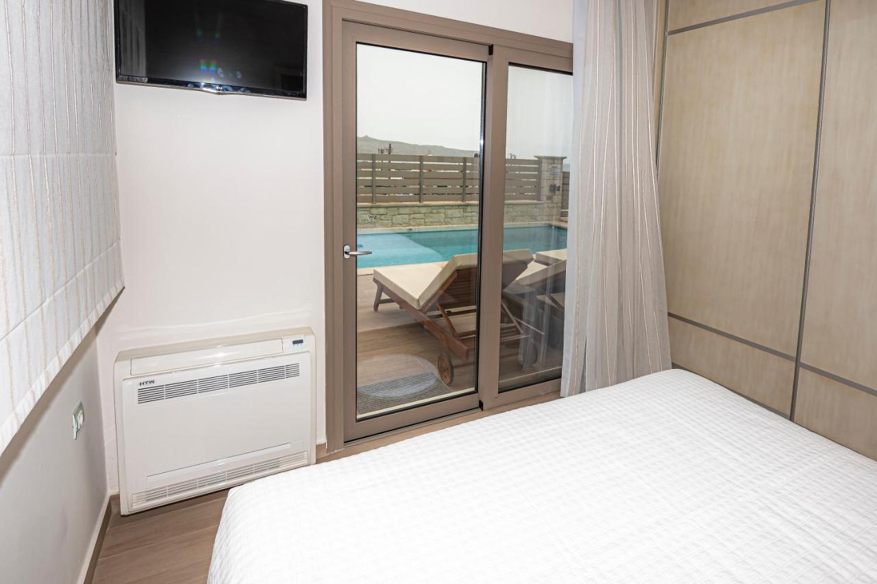 Superior Villa Marina Mare Sauna Hammam Nea Kydonia  Bagian luar foto
