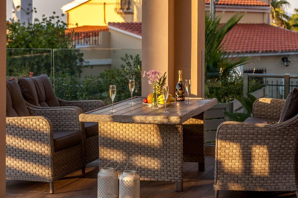 Superior Villa Marina Mare Sauna Hammam Nea Kydonia  Bagian luar foto