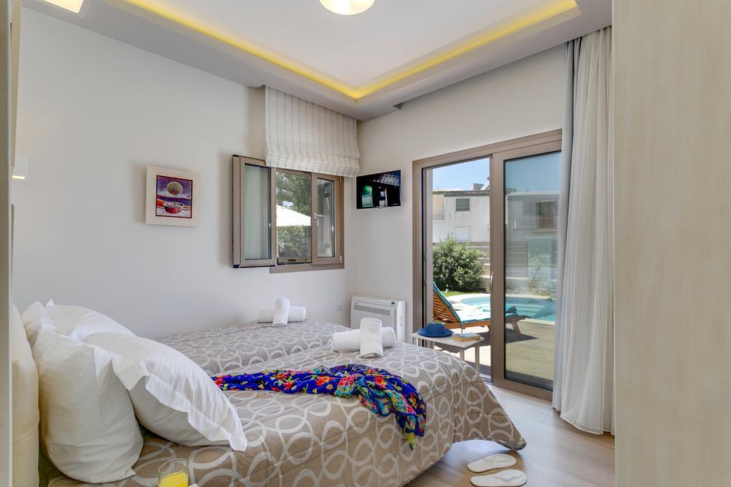 Superior Villa Marina Mare Sauna Hammam Nea Kydonia  Bagian luar foto