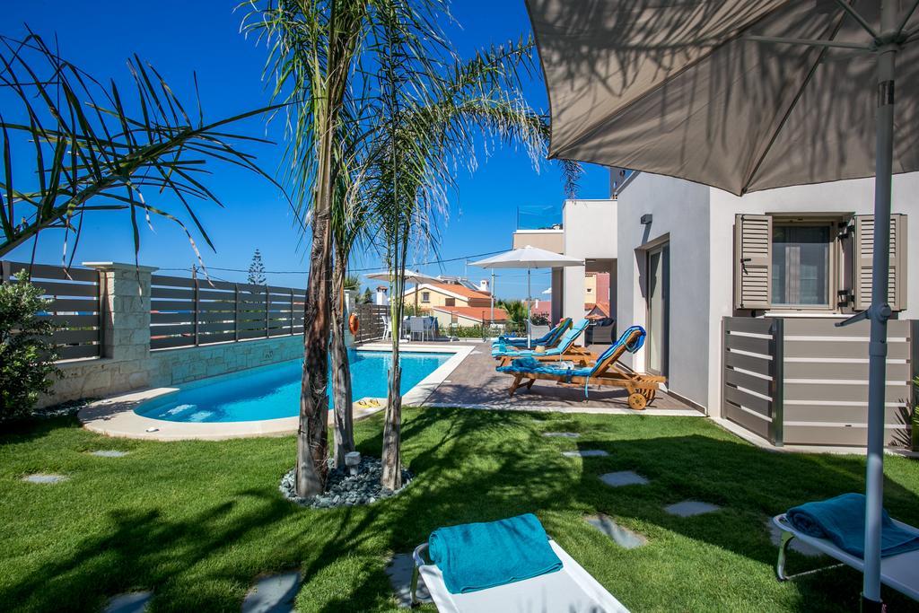 Superior Villa Marina Mare Sauna Hammam Nea Kydonia  Bagian luar foto